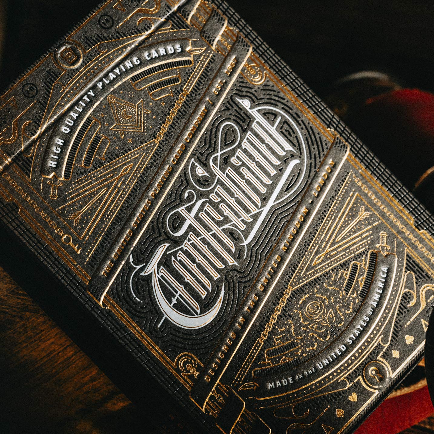 theory11 Contraband Playing Cards, White