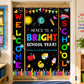 Back to School Decorations, First Day of School Decorations, 3PCS Welcome Back to School Banner, Wall Hanging Porch Banner for Classroom School
