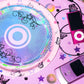 xo, Fetti Y2K Plate Set - 32 Paper Plates, 16 9" plates + 16 7" plates | Birthday Party, Retro CD 90s 2000s Theme, Butterfly, Iridescent Foil, Pink