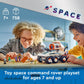 LEGO City Command Rover and Crane Loader Outer Space Toy Building Set, 4 Astronaut Toy Minifigures, Space Robot, 2 Alien Action Figures, Gift for 7