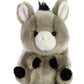 Aurora® Playful Rolly Pet™ Bray Donkey™ Stuffed Animal - Compact Size for On-the-Go Fun - for Adults, Kids, Birthdays, and Anniversaries - Gray 5