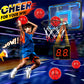 Indoor Basketball Hoop Pro for Kids, Over The Door Basketball Hoop with LED Light/Scoreboard/4 Balls- Upgraded Anti-Impact Backboard, Basketball Toys