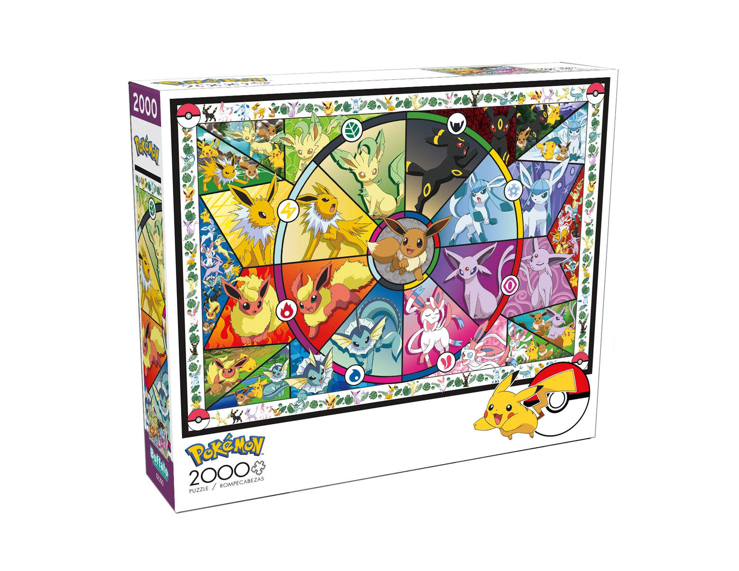 Pokemon - Pokemon - Eevee's Stained Glass - 2000 Piece Jigsaw Puzzle