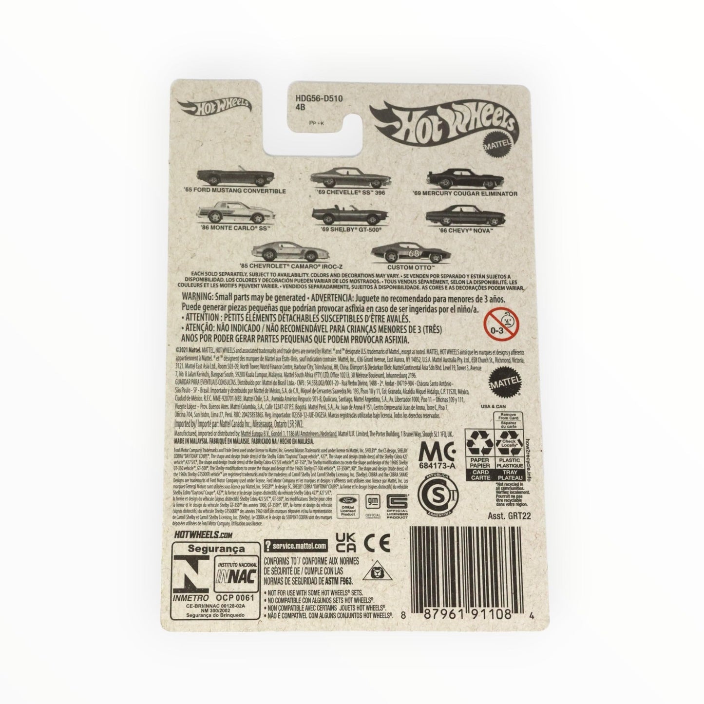 Hot Wheels '86 Monte Carlo SS - Flying Customs - white