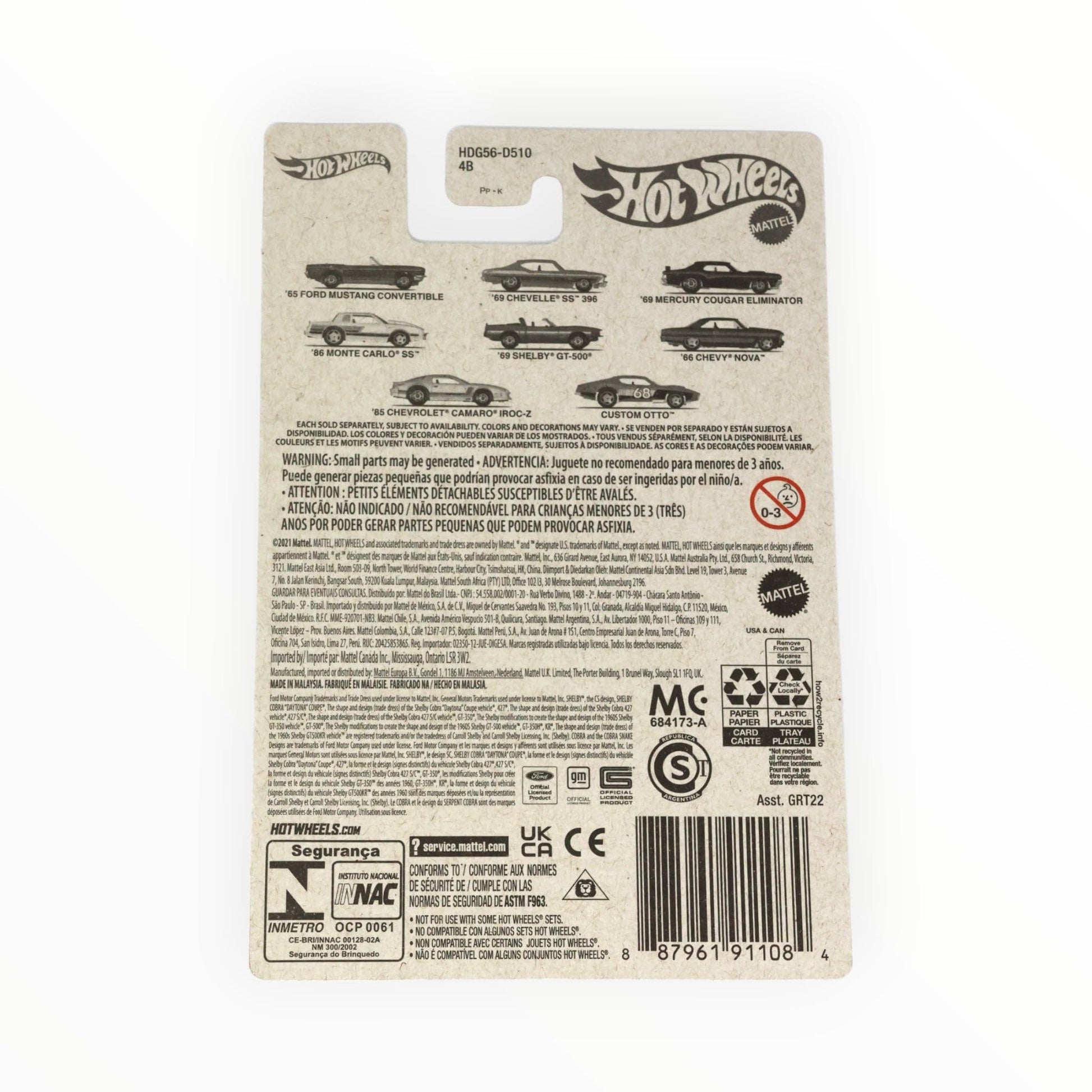 Hot Wheels '86 Monte Carlo SS - Flying Customs - white