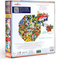 eeBoo Poisonous Mushrooms 500 Piece Octagon Jigsaw Puzzle, 20.3" x 20.3"
