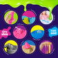 Dan&Darci Slime, Putty & Sand Sensory Science Kit - Slimes for Kids Age 8-10 8-12 - Play Sands Kits for Boys & Girls - 8 9 10 Year Old Boy Gifts