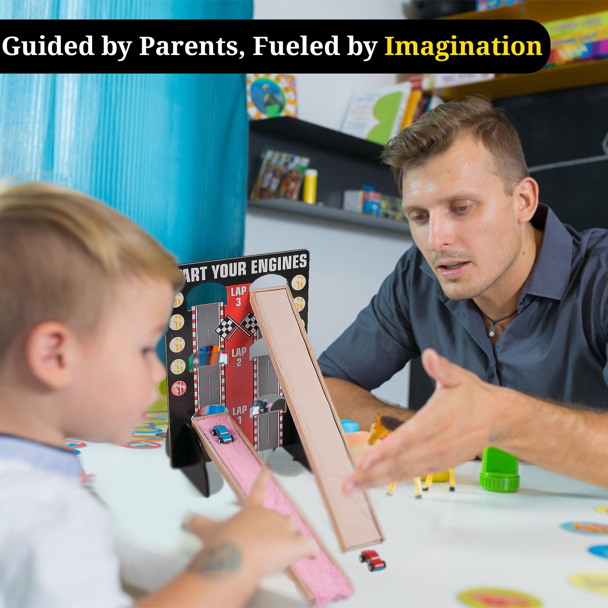 Fun Express STEM Motion & Friction Science Kit for Kids Age 5-12