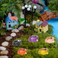 FWKAILEPING 50 Piece Mini Glow in The Dark Resin Frog Set 10 Color Night Light Frogs for Moss Landscape Fairy Garden Dollhouse DIY Eco Bottle Craft