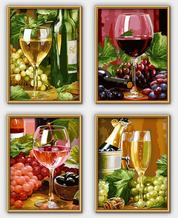 NORRIS Paint by#S: in Vino Veritas (Quattro) Paint by#