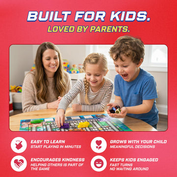 Super Trains: First Ride - Kids Train Board Game (Ages 7-10) | Easy to Learn Family Game | Competitive with Kindness