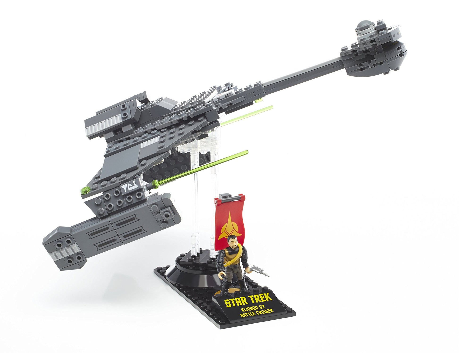 Mega Bloks Star Trek Klingon D7 Battle Cruiser Collector Construction Set