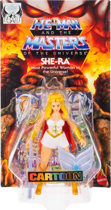 Masters of the Universe Origins Action Figure She-Ra Cartoon Collection, 5.5-inch 1980s TV Heroine, Princess of Power Detailed Design & Accessories
