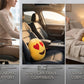 EvZ Official Certified Heart Eyes Emoji Pillow - 32cm Large Soft Plush Smiley Face Emoticon Cushion - Cute Decorative Stuffed Toy for Couch, Bed, Kids