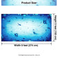 Cheerland Under the Sea Party Tablecloth Fabric Ocean Theme Birthday Decorations for Kids Adults Sea Party Supplies Turtles Jellyfish Coral Mermaid