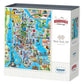 Boardwalk Puzzles New York, NY, 1000 Piece Jigsaw Puzzle for Adults, 19¼ x 26? Inches, Made in USA