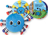 Melissa & Doug K's Kids Itsy-Bitsy Spider 8-Page Soft Activity Book for Babies and Toddlers - Cloth Baby Book And Sensory Toy With Textures To Grasp