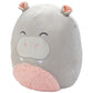 Squishmallows 10" Harrison The Grey Hippo Plush - Official Kellytoy - Collectible Soft Squishy Hippopotamus Stuffed Animal Toy - Add to Your Squad