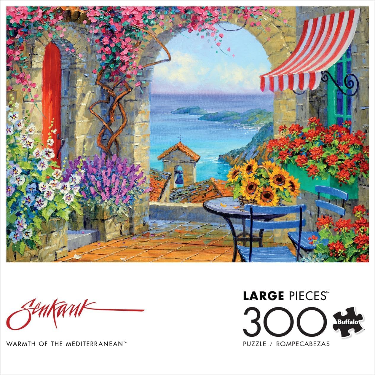 Buffalo Games - Warmth of the Mediterranean - 300 Piece Puzzle for Adults