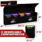 The Original Hydra Magnetic XL Deck Box- Carry All Your Decks At Once- Removable Deckbox Compartments, Self-Locking Closure - Hold 375+ Trading Cards