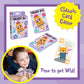 University Games Crazy 8s Card Game - Jumbo Size, Colorful Animal Cards for Kids Ages 4 and Up, Fun Family and Educational Game