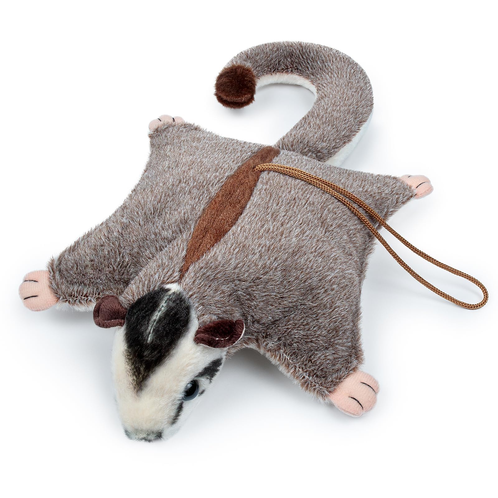 ZHONGXIN MADE Sugar Glider Plush - Realistic Sugar Glider Stuffed Animal, 8.5 inch Plush Toy, Furry Stuff Gifts for Kids
