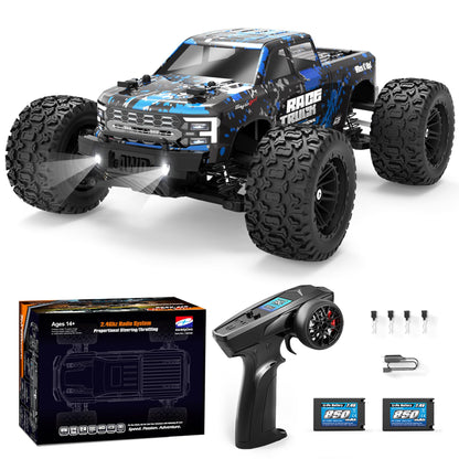 HAIBOXING RC Cars 1/18 Scale 4WD Off-Road Monster Trucks with 36+KM/H High Speed, 2.4 GHz Remote-Controlled Electric All Terrain Waterproof Vehicles