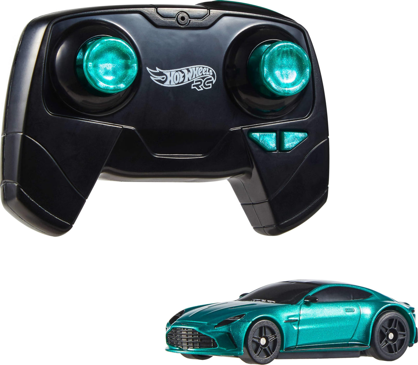 Hot Wheels RC Aston Martin Vantage in 1:64 Scale, Remote-Control Car