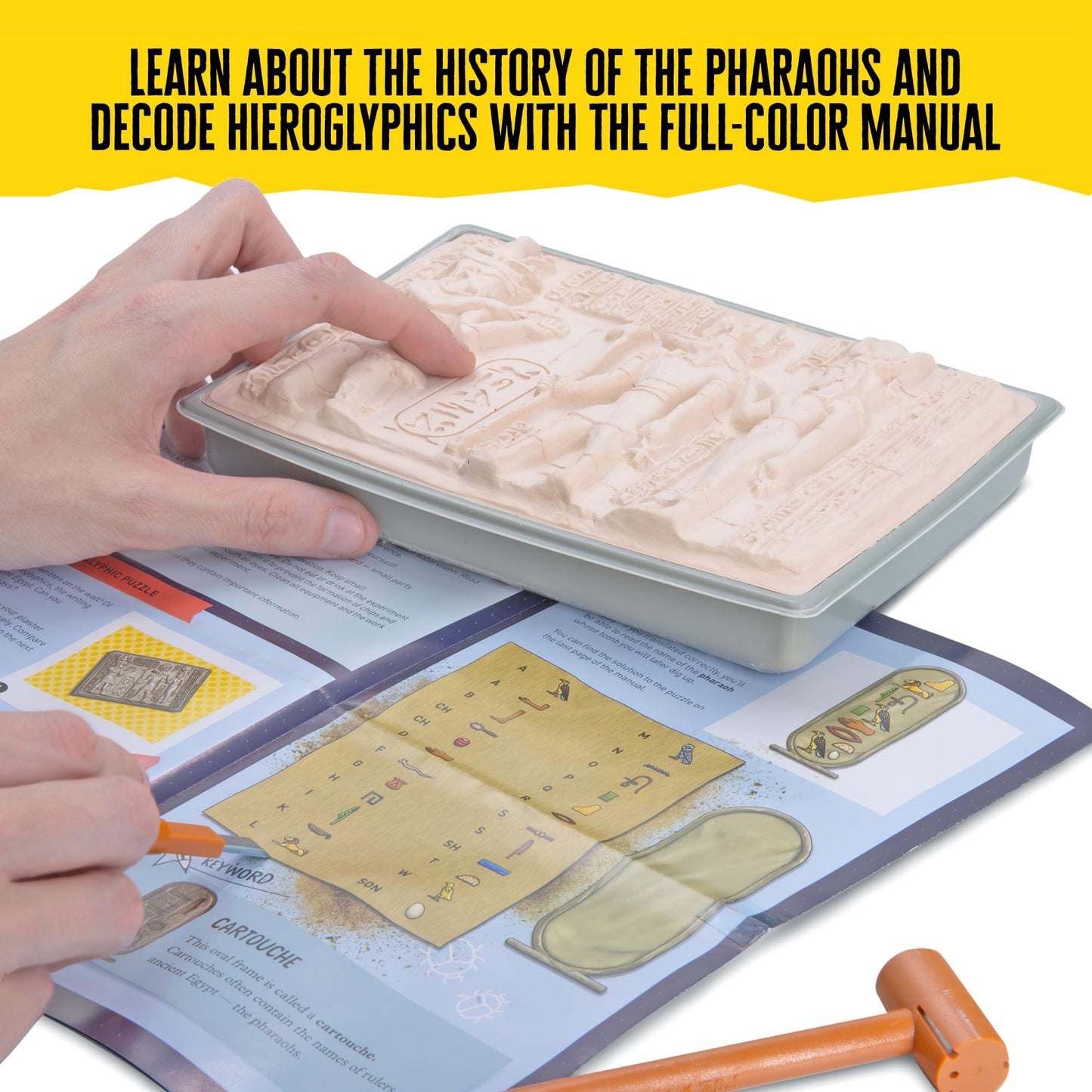 Thames & Kosmos I Dig It! Treasure - Egyptian Artifacts Excavation Kit | Explore Archaeology, Ancient Egypt & Hieroglyphics | Dig Out Collectible