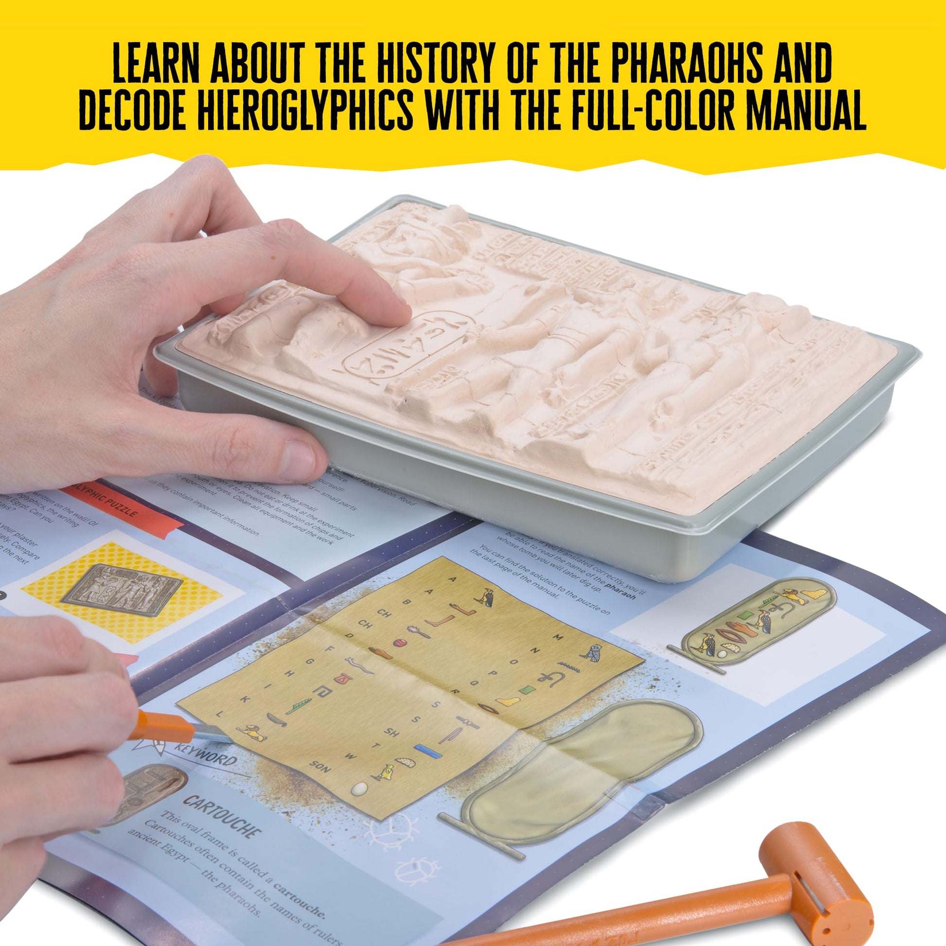 Thames & Kosmos I Dig It! Treasure - Egyptian Artifacts Excavation Kit | Explore Archaeology, Ancient Egypt & Hieroglyphics | Dig Out Collectible