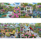 Bits and Pieces - 4-in-1 Multi-Pack 300 Piece Jigsaw Puzzles for Adults - Jigsaw Puzzle Set Bundle by Mary Thompson, Completed Puzzle Size: 16" x 20"