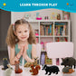 Get Ready Kids Forest Animal Playset - 8 Large Woodland Animal Figures