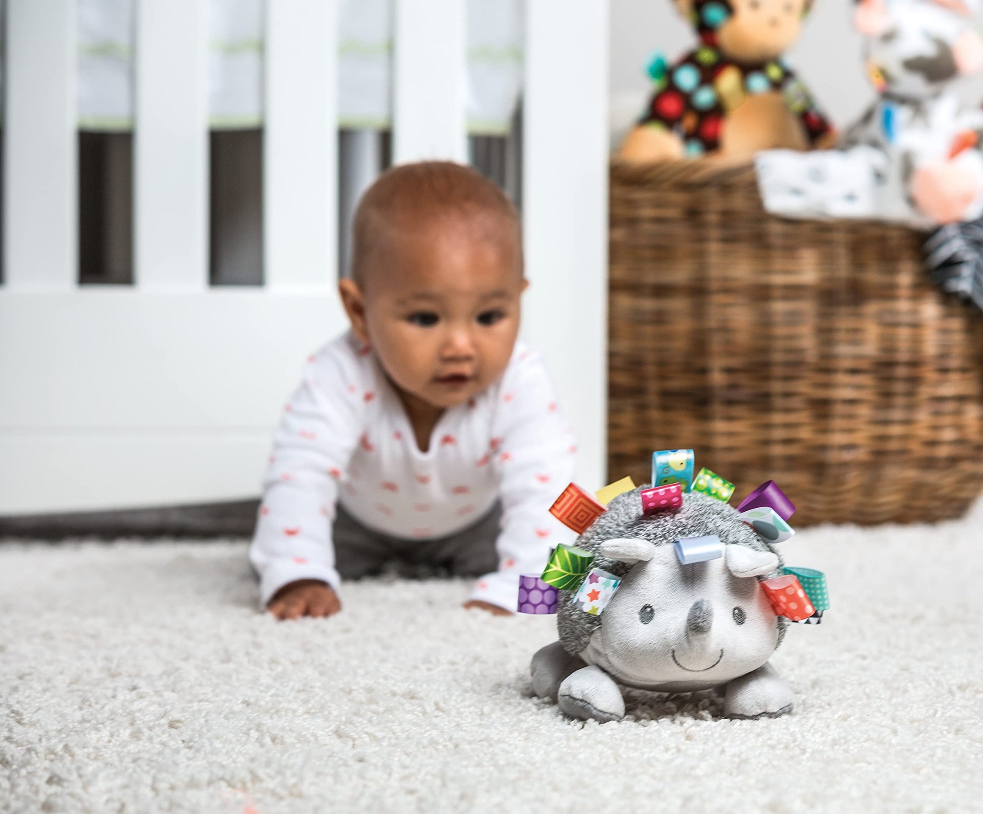 Mary Meyer Baby Soft Toy Bundle, 2-Piece, Taggies Heather Hedgehog