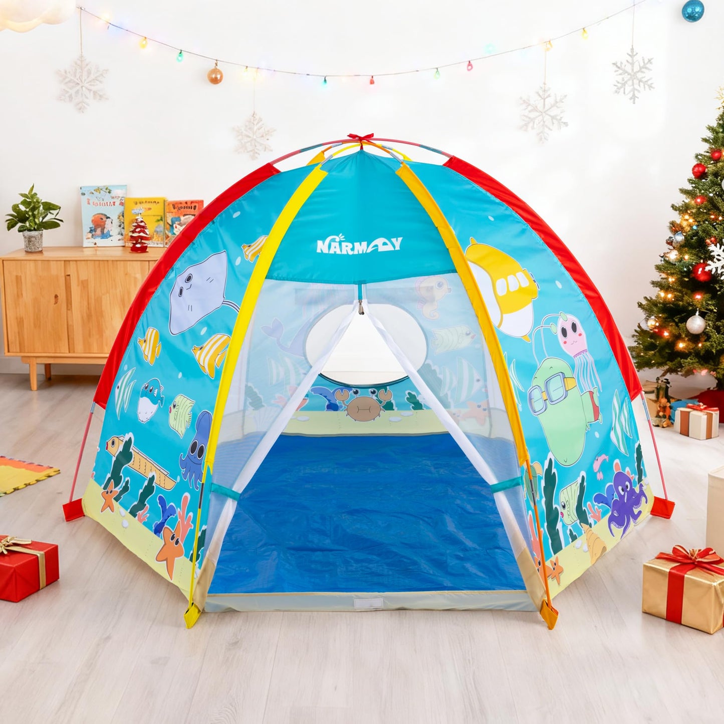 NARMAY Play Tent Ocean World Dome Tent for Kids Indoor/Outdoor Joy