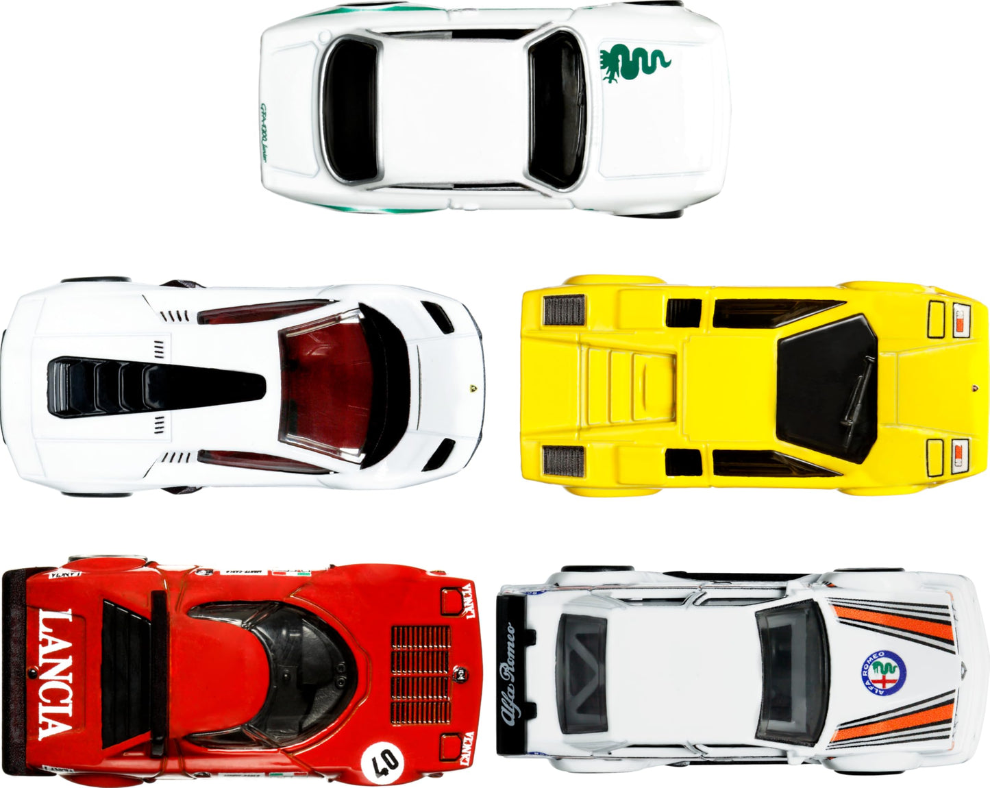 Hot Wheels Premium Car Culture Set of 5 Toy Cars in Collectible Container, Che Figata Die-Cast 1:64 Scale 5-Pack
