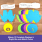 FreshCut Crafts Easter Devotional Matthew 28:6 "He is Risen Punch-Out Paper Bible Craft Kit 12 Pack: Creative Easter Verse & Color Creation Ideas