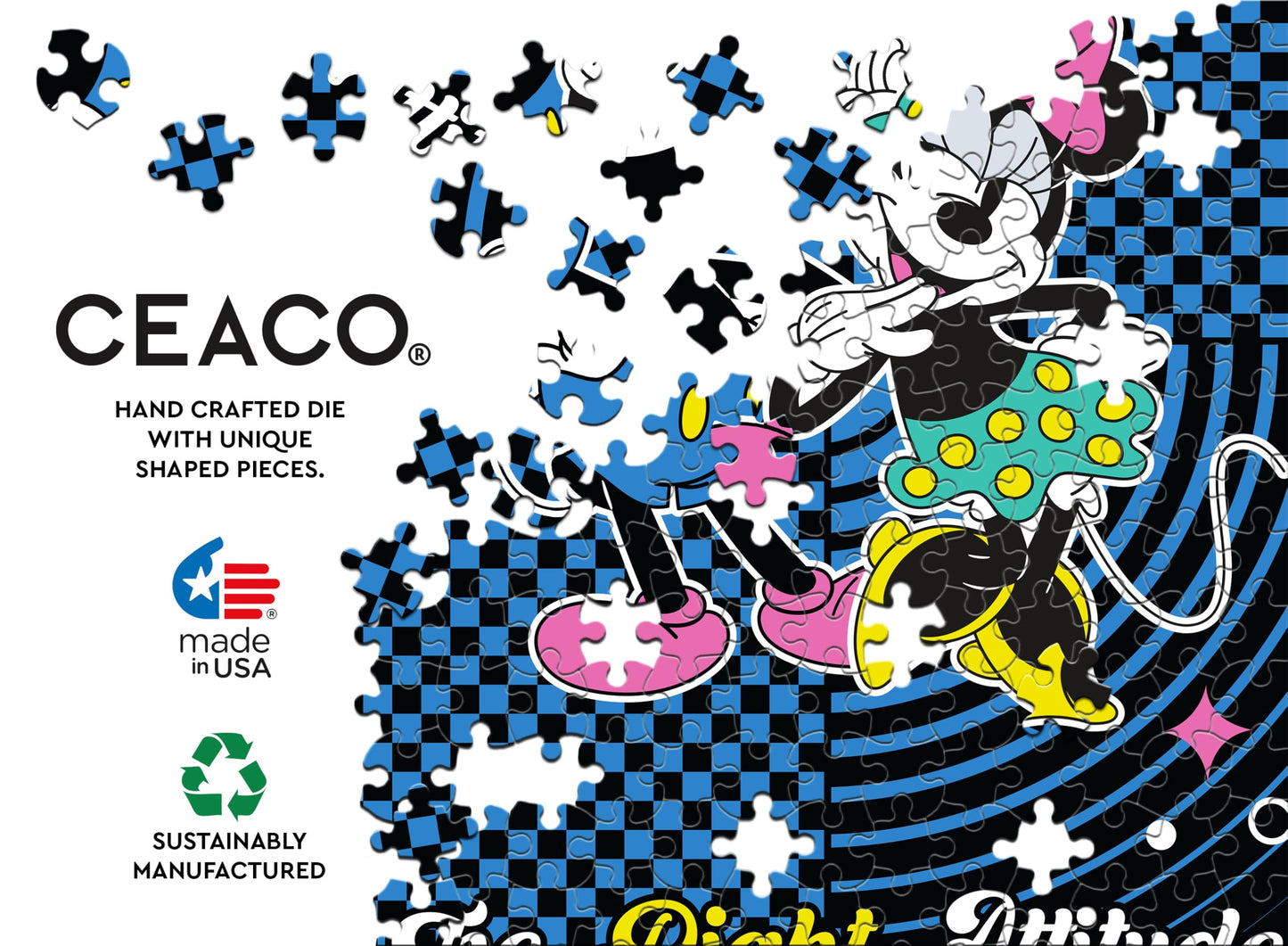 Ceaco - Disney Mickey and Friends The Right Attitude - 1000 Piece Puzzle