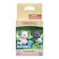 Calico Critters Persian Cat Twins - Two Collectible Figures & Pushcart Accessory Included