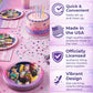 Unique 16 Pack KPop Plates and Napkins - 16 KPop Birthday Plates, 16 Napkins - K Pop Demon Hunters Party Decorations and Suplies - Officially Licensed