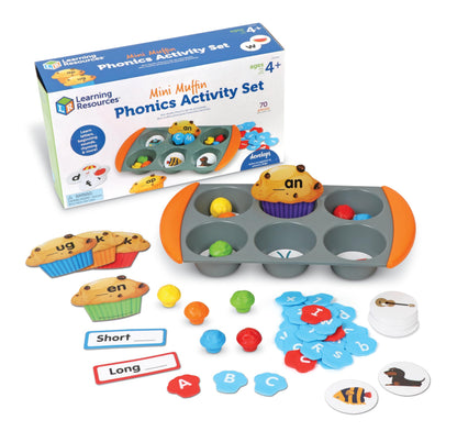 Learning Resources Mini Muffin Phonics Activity Set