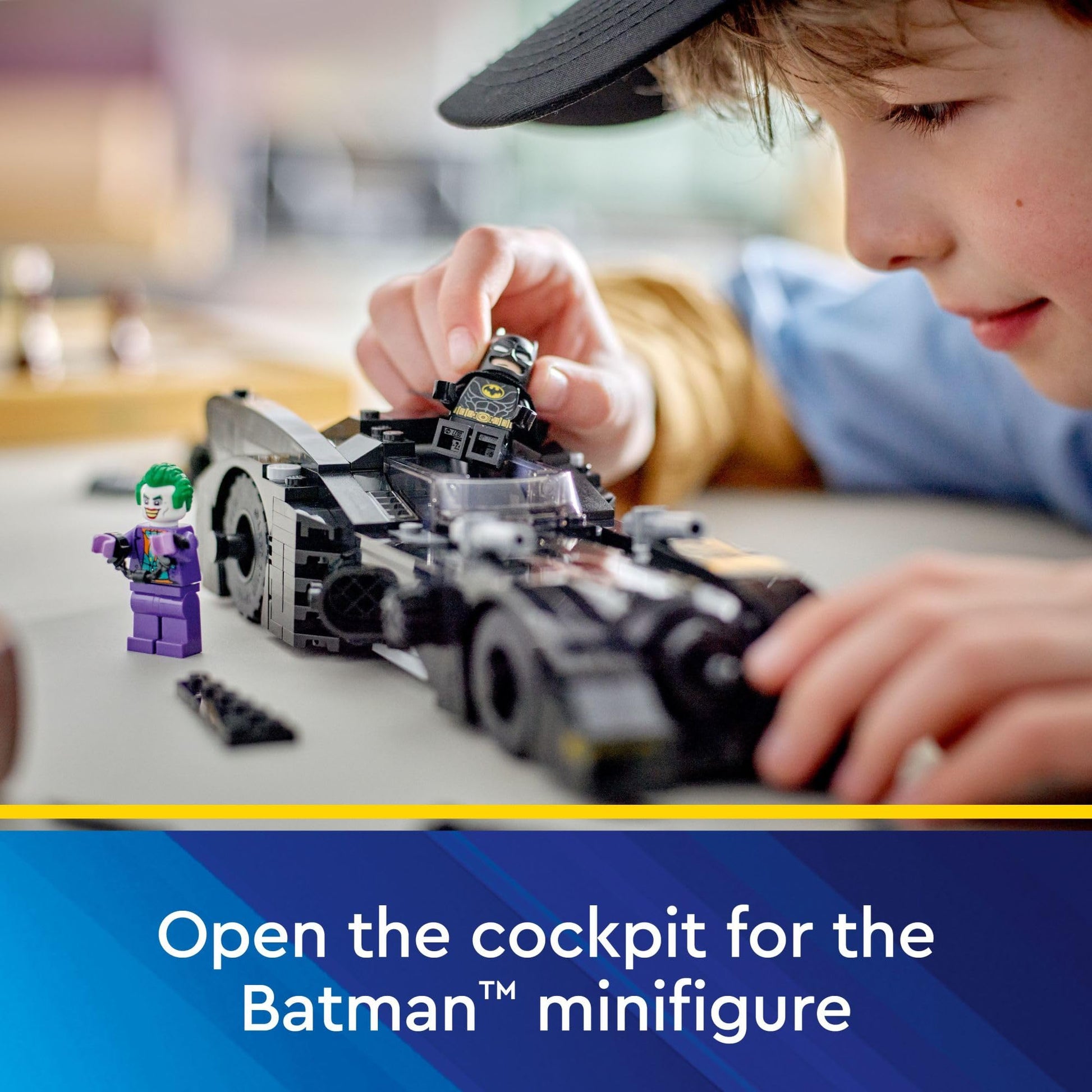 Lego DC Batmobile: Batman vs. The Joker Chase 76224 Building Toy Set, This DC Super Hero Toy Features Batman's Iconic Vehicle with Weapons