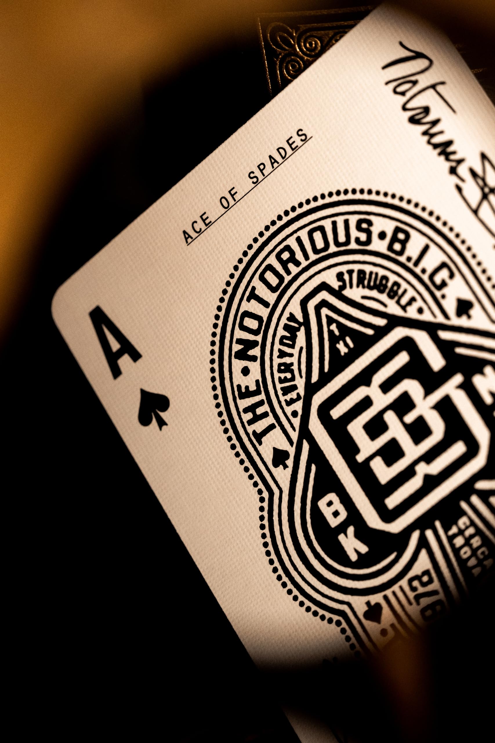 theory11 Notorious B.I.G. Luxury Playing Cards, Poker Size Standard Index, Foil Playing Cards