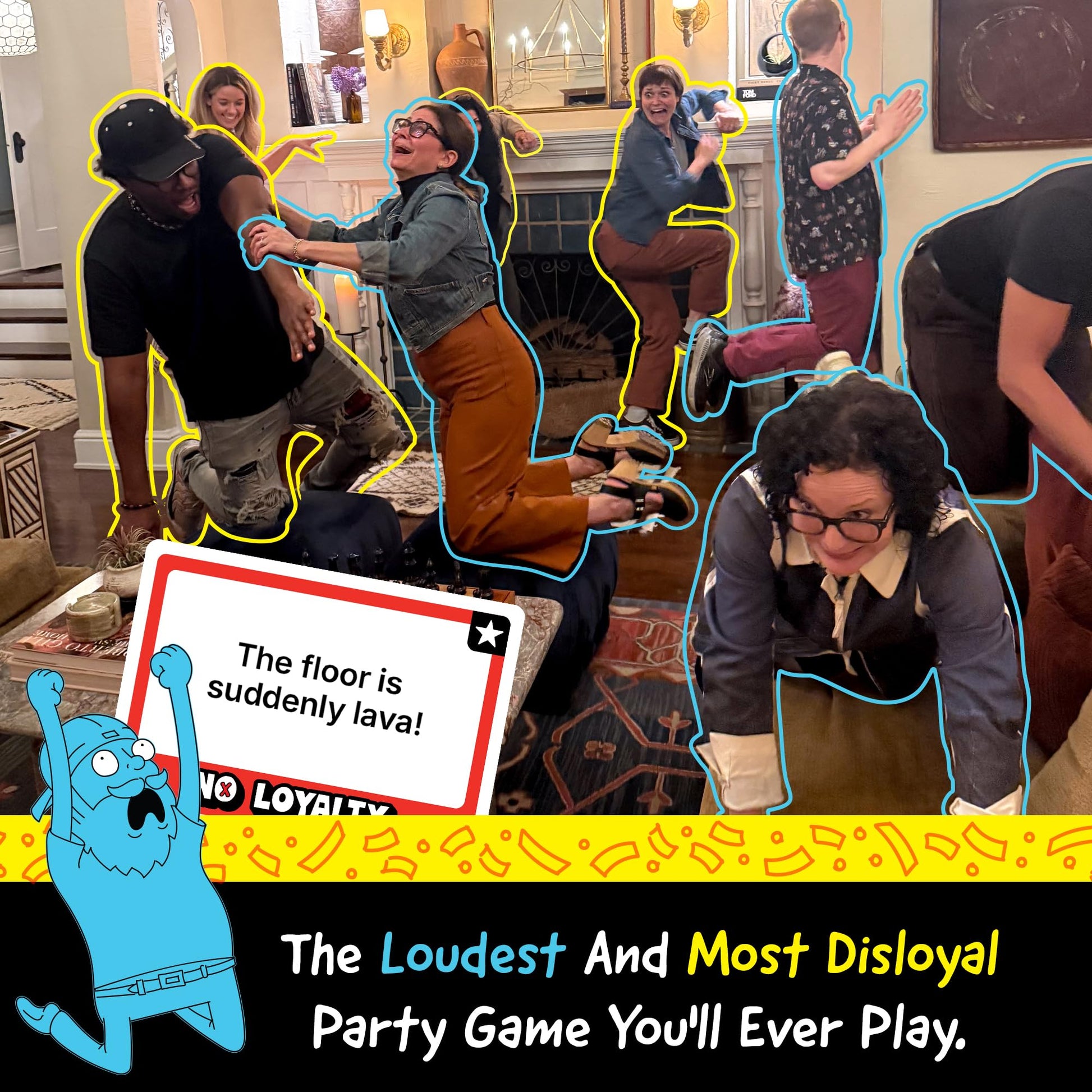 Exploding Kittens No Loyalty - Win Challenges, Switch Teams, Repeat - Chaotic Party Game for Large Groups, and Holidays - 4-20 Players Ages 7+