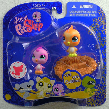 Hasbro Littlest Pet Shop Assortment 'A' Series 3 Collectible Figure Birds with Nest
