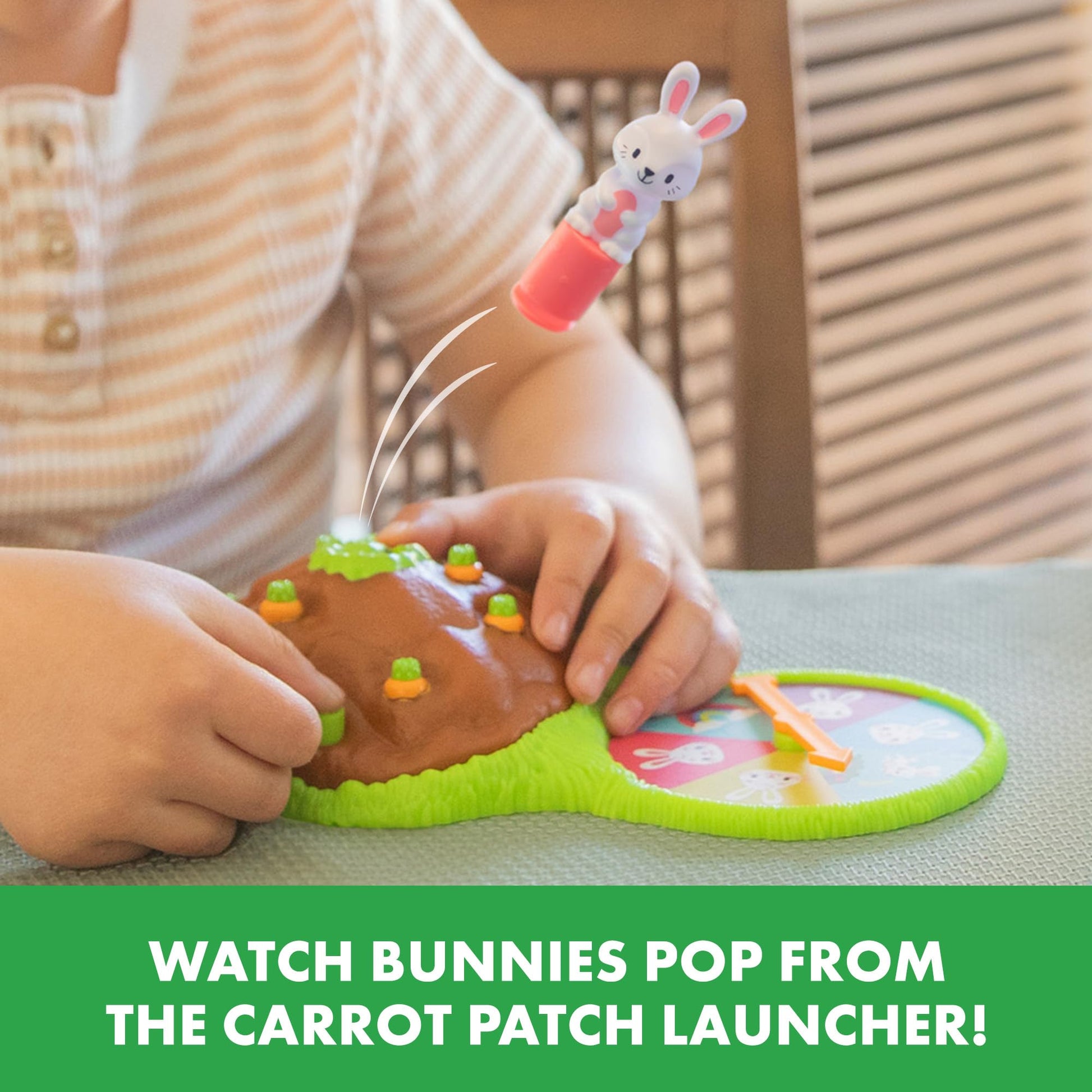 Educational Insights Pop Pop Bunny Hop - Matching Games for Toddlers 3-5, Turn-Taking Kids Games, Preschool Board Game for Kids, Skill-Building