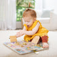 Melissa & Doug Princess Castle Wooden Latches Board Sensory Activity Toy