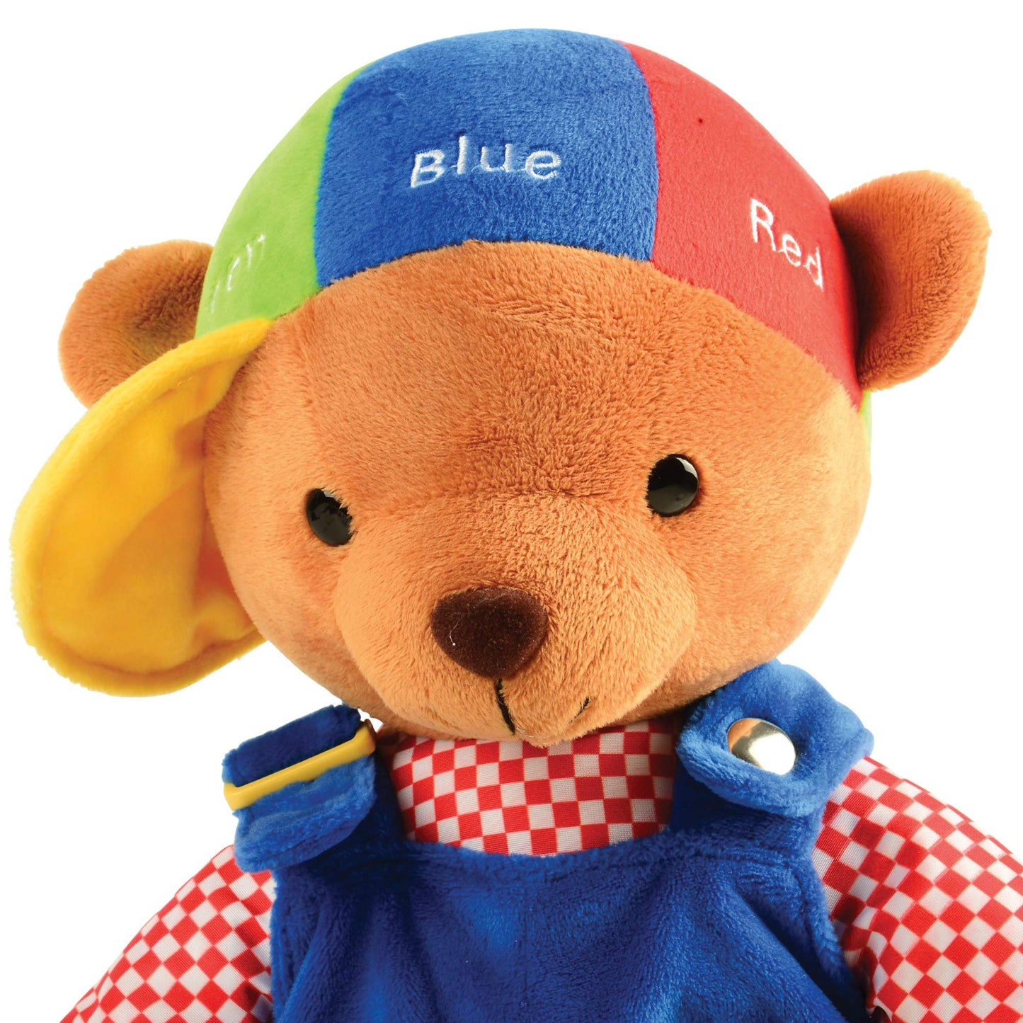 Cre8tive Minds Learn and Play Teddy Bear, 18-Inch Interactive Plush Toy for Kids, Teaches Dressing Skills with Zippers, Buttons, and Buckle