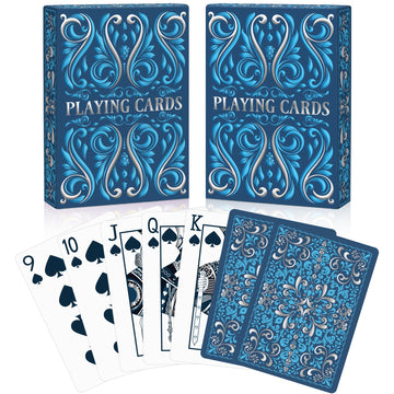 Playing Cards, Deck of Cards 2 Pack, Standard Playing Cards for Adult, Premium Poker Card Set, Deck of Playing Card for Blackjack, Euchre, Canasta