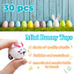 Qyyiguf 30 PCS Easter Rabbit Toy Cars,Rabbit Toys Pull Back Cars,Mini Bunny Toys for Easter Basket Stuffers,Easter Egg Stuffers,Party Favors,Classroom