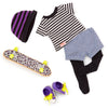 Our Generation - That's How I Roll - Sports Outfit - Skateboard Accessory - 18-Inch Doll Clothes - Pretend Play - Toy for Kids 3 Years +